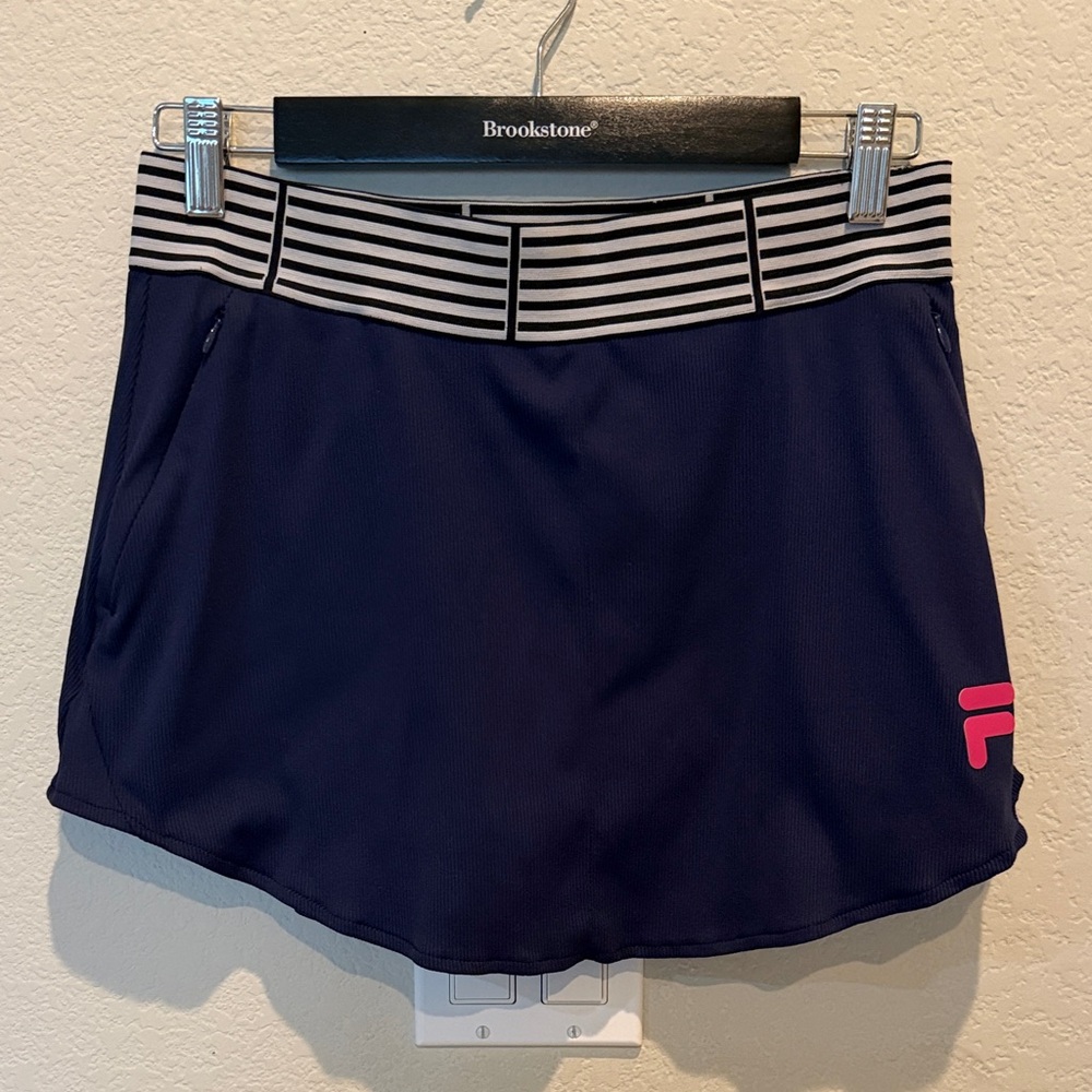 FILA Navy Tennis Skirt with pockets